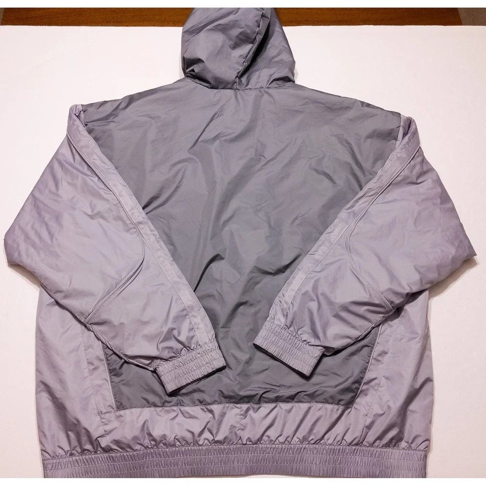 ADIDAS Nebraska Cornhuskers Quilted Insulated Jacket‎ Gray 2XLT XXL 2XL Tall